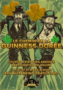 Le chemin de la Guinness Dorée